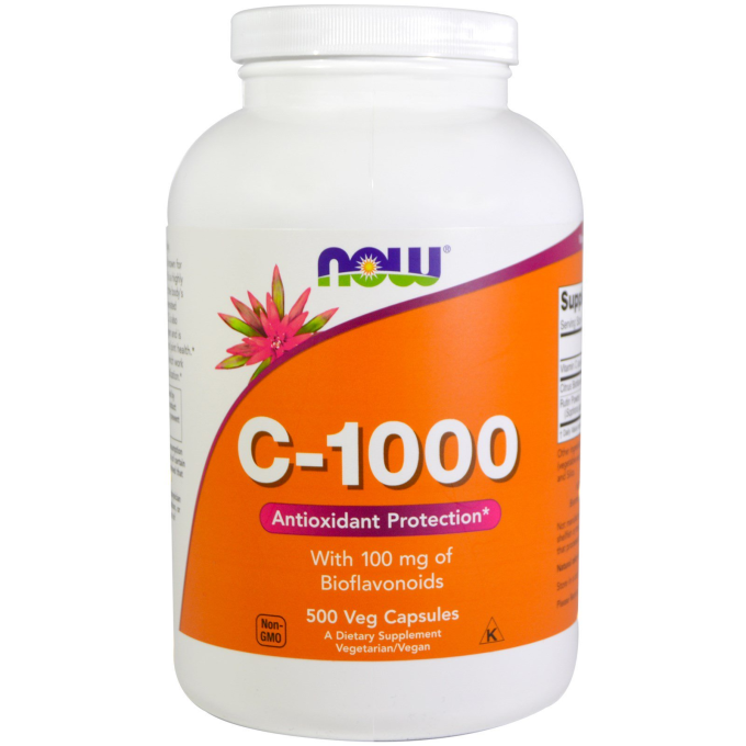 Витамин NOW FOODS С-1000 мг 500 капсул NS33436